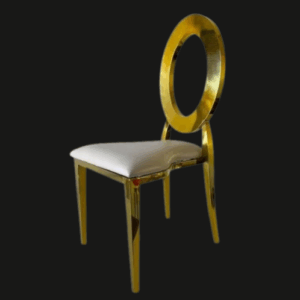 O-Back Chairs - Gold