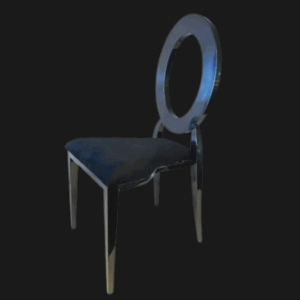 O-Back Chairs - Black