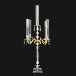 Glass Crystal Candle Stand
