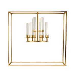 Modern Gold Frame Chandelier